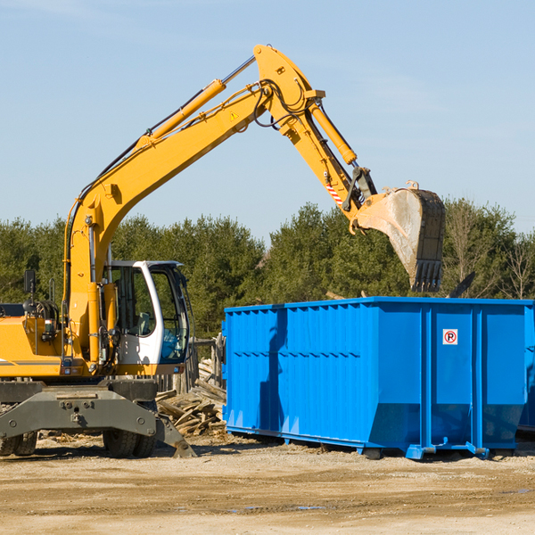 how many times can i have a residential dumpster rental emptied in Hobart